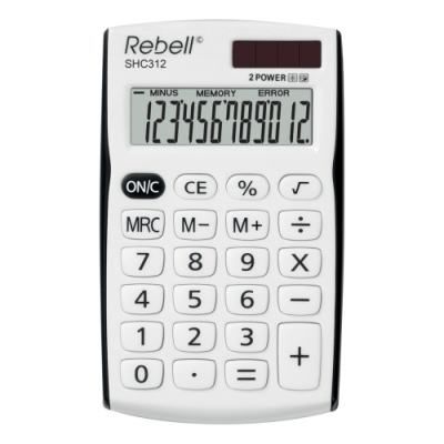 CALCULADORA BOLS.REBELL 12 DIG. 312 NG