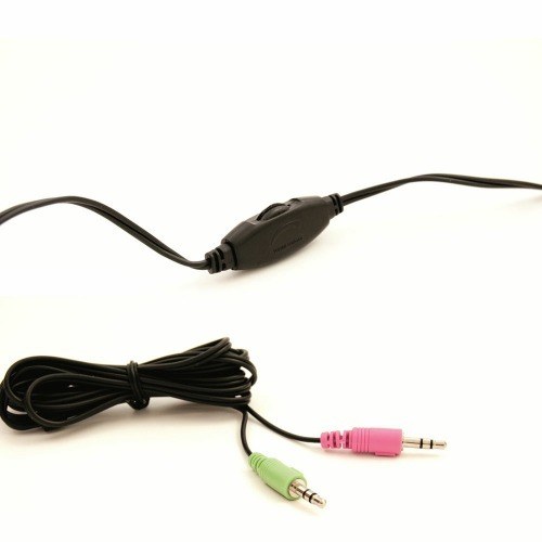 Ewent EW3563 auricular con micrófono Diadema Binaural Negro