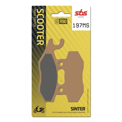 MS Scooter Maxi Sintered Brake Pads SBS 197MS
