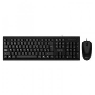 TECLADO Y MOUSE APPROX APPMX235 USB 1200dpi TECLADO LIGERO Y ELEGANTE