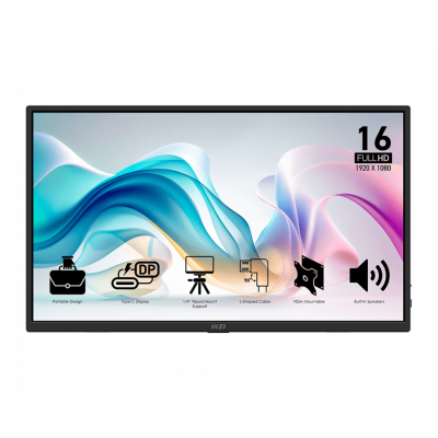 MONITOR MSI PRO MP165 E6 PORTATIL