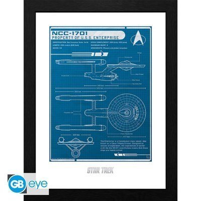 Cuadro gb eye star trek uss enterprise's plan