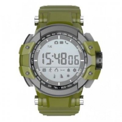 RELOJ DEPORTIVO VERDE BILLOW XS15GR - PANTALLA 2.8CM - BT 4.0 - SUMERGIBLE IP68 - AVISADOR LLAMADAS/MENSAJES - COMPATIBLE ANDROID/IOS - PILA CR2450