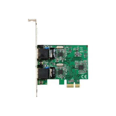 Tarjeta de red startech 2 puertos ethernet gigabit pci - e