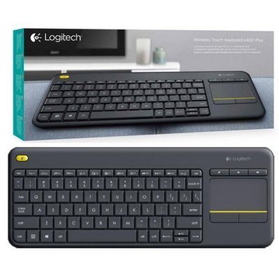 Teclado para Smart TV Logitech Wireless Touch K400 Plus