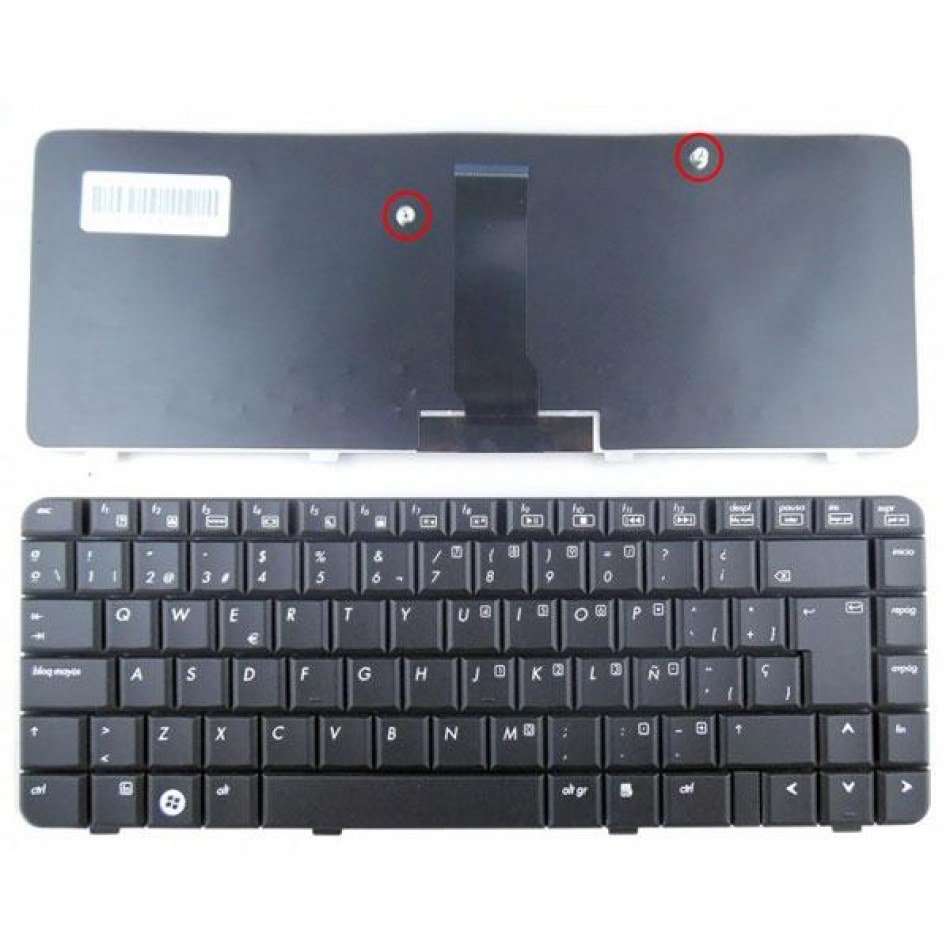 Teclado para portátil Hp 510 series / 6520 / 6520s negro