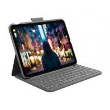 Funda Con Teclado Logitech Slim Folio Gris