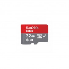 SANDISK ULTRA MICROSDHC 32GB + SD ADAPTER 120MB/S A1 CLASS 10 UHS-I SDSQUA4-032G-GN6MA