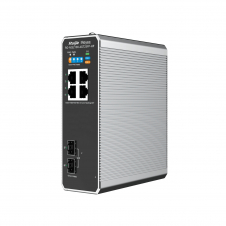 Ruijie Networks RG-NIS2100 Gestionado L2 Gigabit Ethernet (10/100/1000) Energía sobre Ethernet (PoE) Negro, Acero inoxidable