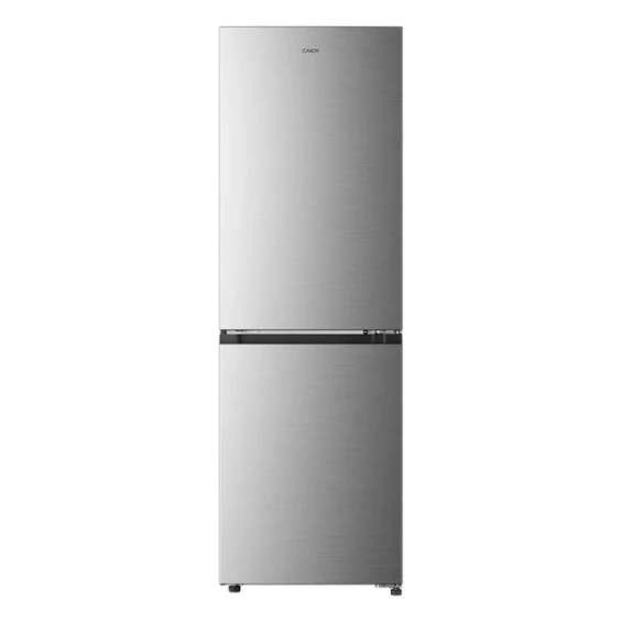 Frigorífico combi Candy CNCQ2T6S18CX, 185 x 59,5 x 59,9 cm, No Frost, clase C, 159 kWh/año, 35 dB, 315 litros, inox