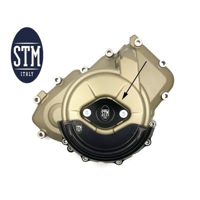 Tapa de Inspector STM Negro - Ducati Panigale V4 SDU-N710