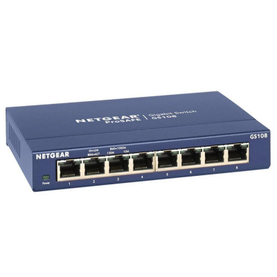 Switch netgear gs108ge 8 puertos 10 - 100 - 1000