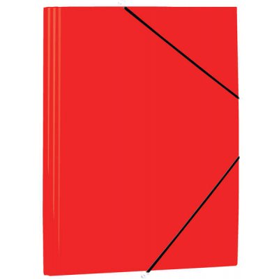 Mariola Carpeta de Polipropileno con Solapas 450 Micras - Formato Folio - Medidas 34x25cm - Cierre con Goma Elastica - Color Rojo