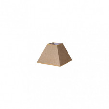 Pantalla Piramide Divos E27 Marron 17dx8dx13h Saco-yute