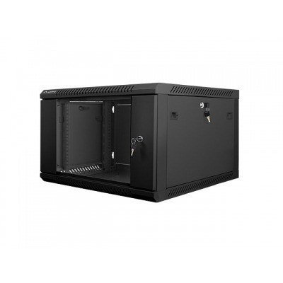 ARMARIO RACK LANBERG 6U 600X600X368 AUTO ENSAMBLADO 19 HASTA 60 KG NEGRO