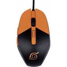 Konix Naruto KX GAMING MOUSE ratón Juego Ambidextro USB tipo A Óptico 3600 DPI