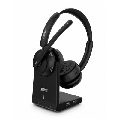 MOVEE MAX Auriculares Inalámbrico Diadema Juego USB tipo A Bluetooth Base de carga Negro
