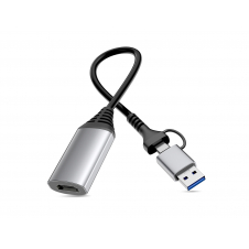 Equip 133498 Adaptador gráfico USB 1920 x 1080 Pixeles Gris