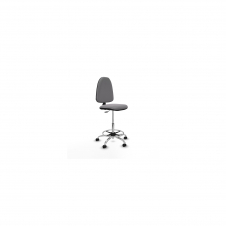 Aýna taburete para oficina gris claro