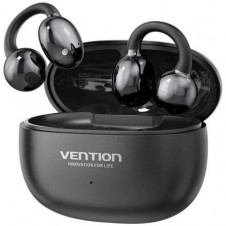 Auriculares Bluetooth Vention Echo Clip A11 Pro con estuche de carga/ Autonomía 6h/ Negro