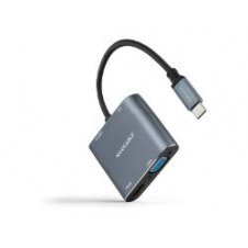 Adaptador Nanocable Usb-c A Hdmi/vga/usb-a