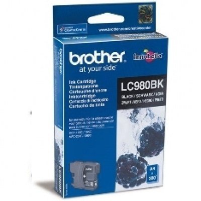 Cartucho tinta brother lc980bk negro 300 paginas dcp - 165c - dcp - 195c - dcp - 375cw - mfc - 250c - mfc - 255cw