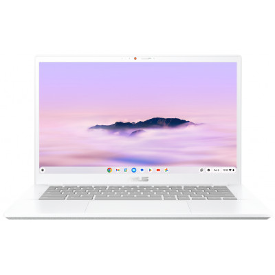 ASUS Chromebook Plus CX34 CX3402CVA-PQ1339 - Ordenador Portátil 14 Full HD (Intel Core 3 100U, 8GB RAM, 256GB UFS, Graphics, ChromeOS) Blanco Perla - Teclado QWERTY español