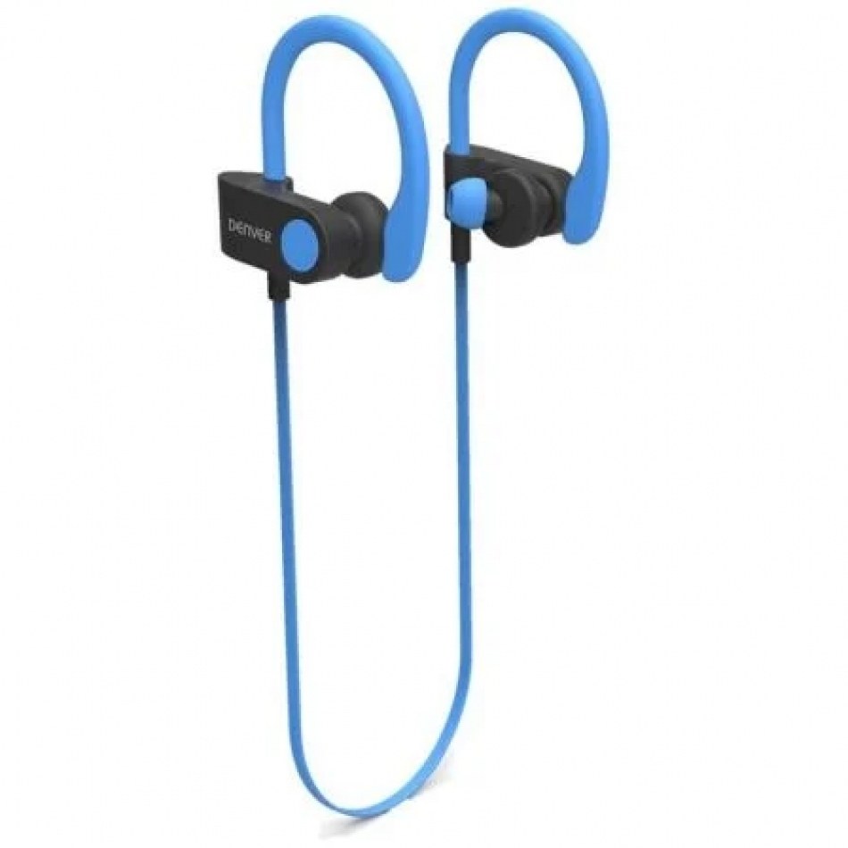 Auriculares Intrauditivos Bluetooth Denver BTE-110/ con Microfono/ Azul