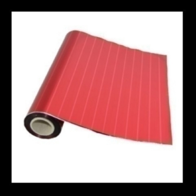 PAPEL REGALO COLIBRI 30x30 ROJO C/RAYAS