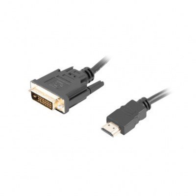 Cable hdmi a dvi 4k lanberg 1.8m - macho - macho - negro