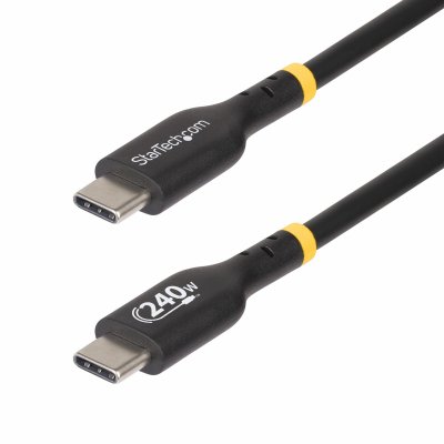 Cable de Carga USB-C de 1m - Cable USB Tipo C - Certificación USB-IF - PD de 240W EPR - Cable USB 2.0 USB-C de Carga para Portátiles - Recubrimiento de TPE - Macho a Macho