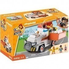 Playmobil duck on call vehiculo de emergencia ambulancia