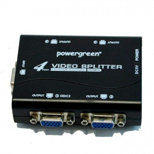 Distribuidor Splitter VGA 4Salidas 250Mhz PEPE
