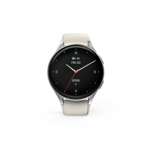 Hama Reloj Pulsera Smartwatch 8900 1,32´´ Plata/Beige