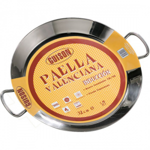 Paellera Guison, 28 cm, inducción, inox