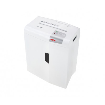 X10 triturador de papel Corte en partículas 58 dB 22 cm Plata, Blanco