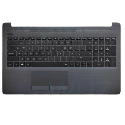 Top case + Teclado compatible para portátil HP 15-DA Gris oscuro L50000-071