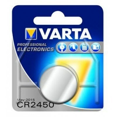 Pila Litio CR2450 3Vdc 500mAh VARTA