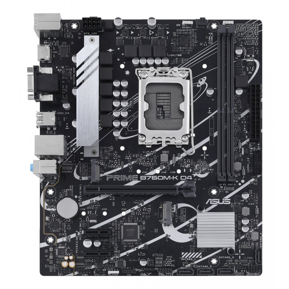 PRIME B760M-K D4 Intel B760 LGA 1700 micro ATX