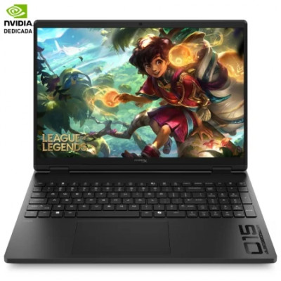 Portátil Gaming HP Omen 15-GB0007NS Ryzen 7 260/ 24GB/ 1TB SSD/ GeForce RTX 5060/ 15.3/ Sin Sistema Operativo