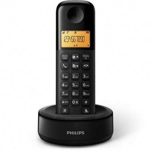 Teléfono Inalámbrico Philips D1601B/34/ Negro