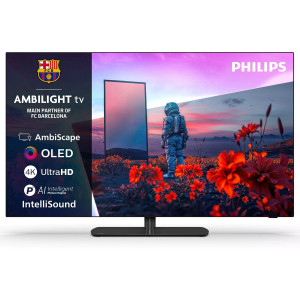 Televisor OLED Philips 48OLED811/12 48 pulgadas, 4K, 120 Hz, Dolby Vision, Ambilight, Titan OS, negro/gris