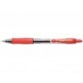 Pilot Boligrafo de gel retractil G2 Rollerball - Punta de bola redonda 0.7mm - Trazo 0.4mm - Grip ergonomico - Color Rojo