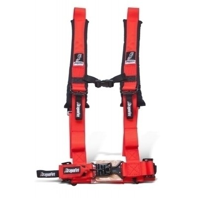 DRAGONFIRE Harness Red 4 points 2'' 521272