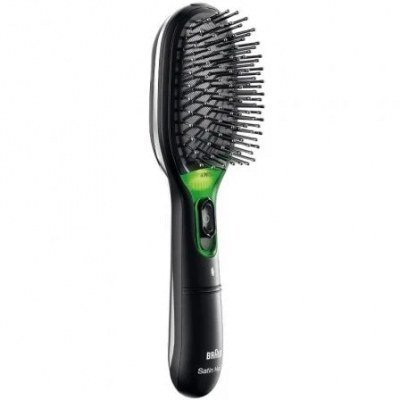 Cepillo Alisador para el Pelo Braun Satin Hair 7 Iontec BR710E/ Iónico/ Negro y Verde