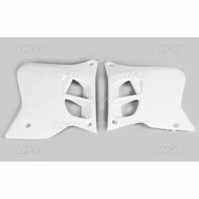 Plásticos laterales de radiador UFO Yamaha blanco YA02856-046 YA02856#046