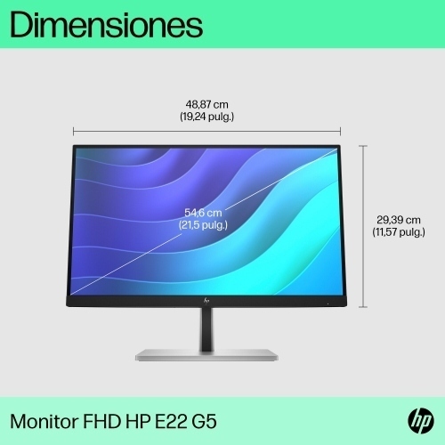 Monitor HP E22 G5 21.5IN FHD MNTR 1920X1080 250CD HDMI DP