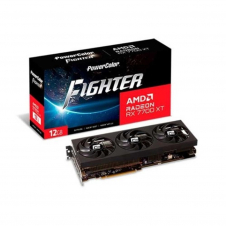 Tarjeta grafica powercolor amd radeon rx 7700 xt fighter 12gb gddr6