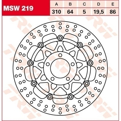 Discos de freno TRW MSW219