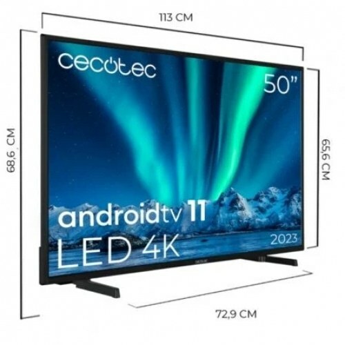 Televisor Cecotec A series ALU00050 50/ Ultra HD 4K/ Smart TV/ WiFi